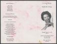 Thumbnail image of item number 3 in: '[Funeral Program for Elaine M. Young, August 17, 1988]'.