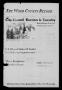 Newspaper: The Wood County Record (Mineola, Tex.), Vol. 30, No. 4, Ed. 1 Monday,…