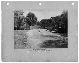Primary view of object titled '[Photograph of White Rock Lake Park Exit]'.
