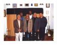Photograph: [Photograph of Dr. Charles Gunter, Booker Cameron and Mark G. Barnes,…