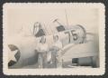 Photograph: [Bobby Wilson and WASP with Vultee BT-13]