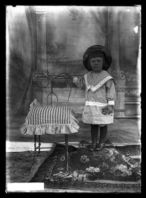 Primary view of object titled '[Young Child in Dress]'.