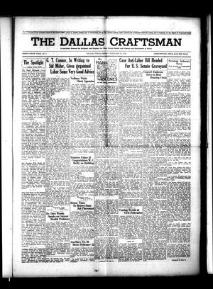 Primary view of object titled 'The Dallas Craftsman (Dallas, Tex.), Vol. 35, No. 7, Ed. 1 Friday, February 15, 1946'.