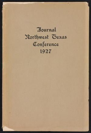 Primary view of object titled 'Journal of the Northwest Texas Annual Conference, Methodist Episcopal Church, South: 1927'.