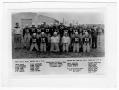 Photograph: Elementary Football Team, Fort Hood School, 1950