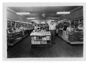 Primary view of object titled '[Inside Smith Drug Store]'.