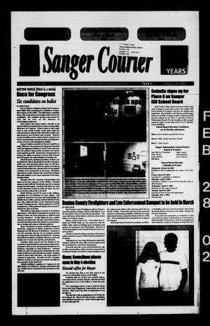 Primary view of object titled 'Sanger Courier (Sanger, Tex.), Vol. 103, No. 19, Ed. 1 Thursday, February 28, 2002'.