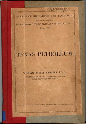 Primary view of object titled 'Texas Petroleum.'.