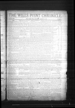 Primary view of object titled 'The Wills Point Chronicle. (Wills Point, Tex.), Vol. 18, No. 3, Ed. 1 Thursday, January 17, 1895'.