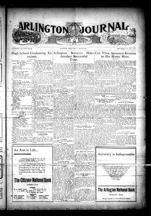 Primary view of object titled 'Arlington Journal (Arlington, Tex.), Vol. 17, No. 18, Ed. 1 Friday, May 22, 1914'.