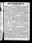 Newspaper: Svoboda. (La Grange, Tex.), Vol. 14, No. 38, Ed. 1 Thursday, Septembe…