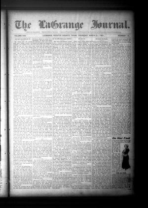 Primary view of object titled 'The La Grange Journal. (La Grange, Tex.), Vol. 22, No. 13, Ed. 1 Thursday, March 21, 1901'.