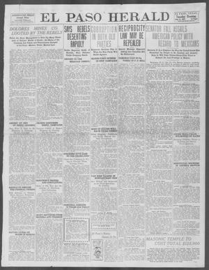 Primary view of object titled 'El Paso Herald (El Paso, Tex.), Ed. 1, Tuesday, July 23, 1912'.
