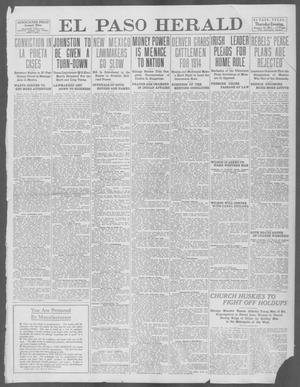 Primary view of object titled 'El Paso Herald (El Paso, Tex.), Ed. 1, Thursday, January 16, 1913'.