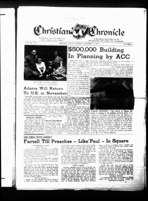 Primary view of object titled 'Christian Chronicle (Abilene, Tex.), Vol. 16, No. 2, Ed. 1 Tuesday, October 14, 1958'.