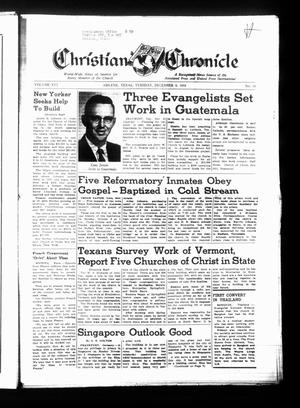 Primary view of object titled 'Christian Chronicle (Abilene, Tex.), Vol. 16, No. 10, Ed. 1 Tuesday, December 9, 1958'.