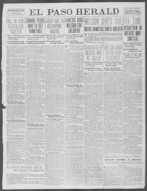 Primary view of object titled 'El Paso Herald (El Paso, Tex.), Ed. 1, Saturday, August 23, 1913'.