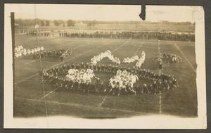 Primary view of object titled '[Group of Tarleton Students on Football Field]'.
