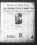 Newspaper: Henderson Daily News (Henderson, Tex.), Vol. 2, No. 285, Ed. 1 Friday…
