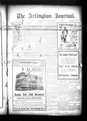 Primary view of object titled 'The Arlington Journal. (Arlington, Tex.), Vol. 8, No. 37, Ed. 1 Thursday, September 15, 1904'.