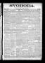 Newspaper: Svoboda. (La Grange, Tex.), Vol. 19, No. 20, Ed. 1 Thursday, May 19, …