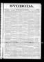 Newspaper: Svoboda. (La Grange, Tex.), Vol. 20, No. 17, Ed. 1 Thursday, April 27…