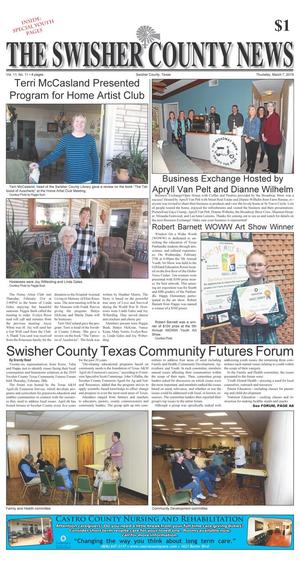 Primary view of object titled 'The Swisher County News (Tulia, Tex.), Vol. 11, No. 11, Ed. 1 Thursday, March 7, 2019'.