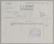 Text: [Invoice for Repairs from A. J. Warren, September 24, 1957]