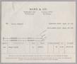 Text: [Broker Invoice from Marx & Co., September 22, 1954]