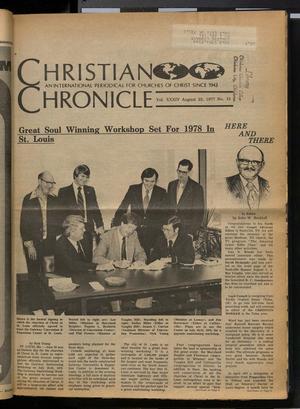 Primary view of object titled 'Christian Chronicle (Oklahoma City, Okla.), Vol. 34, No. 15, Ed. 1 Tuesday, August 23, 1977'.