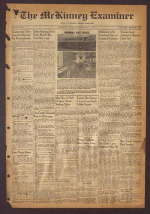 Primary view of object titled 'The McKinney Examiner (McKinney, Tex.), Vol. 63, No. 30, Ed. 1 Thursday, May 5, 1949'.