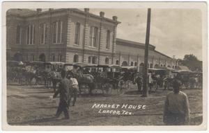 Primary view of object titled '[Market House, Laredo, Texas]'.