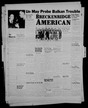 Primary view of object titled 'Breckenridge American (Breckenridge, Tex.), Vol. 26, No. 248, Ed. 1 Wednesday, December 18, 1946'.