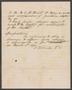 Primary view of [Letter Listing Charges Against Mason H. M. Tippet, March 6, 1871]