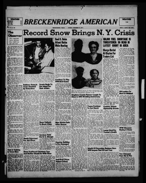 Primary view of object titled 'Breckenridge American (Breckenridge, Tex.), Vol. 27, No. 293, Ed. 1 Sunday, December 28, 1947'.