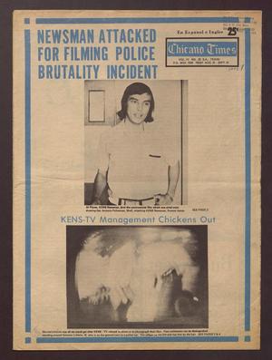 Primary view of object titled 'Chicano Times (San Antonio, Tex.), Vol. 4, No. 25, Ed. 1 Friday, August 31, 1973'.