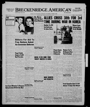Primary view of object titled 'Breckenridge American (Breckenridge, Tex.), Vol. 31, No. 132, Ed. 1 Thursday, May 24, 1951'.