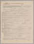 Text: [Application for Reentry Permit, January 1941 #1]