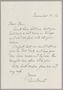 Primary view of [Handwritten Letter from Erich Freund to Daniel W. Kempner, December 9, 1952]
