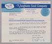 Letter: [Letter from Vaughan's Seed Company to Plantersville Nurseries, July …