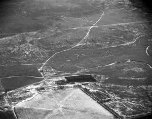 Primary view of object titled '[Aerial Photograph of Deaf Smith County in Winter]'.