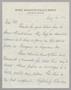 Letter: [Handwritten Letter From D. W. Kempner to H. Kempner, August 21, 1950]