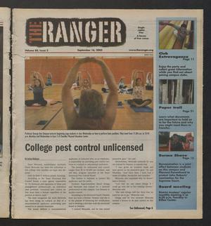 Primary view of object titled 'The Ranger (San Antonio, Tex.), Vol. 80, No. 2, Ed. 1 Friday, September 16, 2005'.