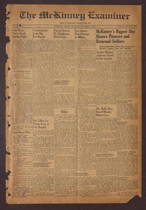 Primary view of object titled 'The McKinney Examiner (McKinney, Tex.), Vol. 60, No. 51, Ed. 1 Thursday, October 3, 1946'.