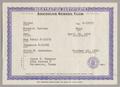 Text: [Registration Certificate for Nickel, October 16, 1950]