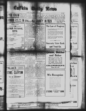 Primary view of object titled 'Lufkin Daily News (Lufkin, Tex.), Vol. 5, No. 105, Ed. 1 Friday, March 5, 1920'.