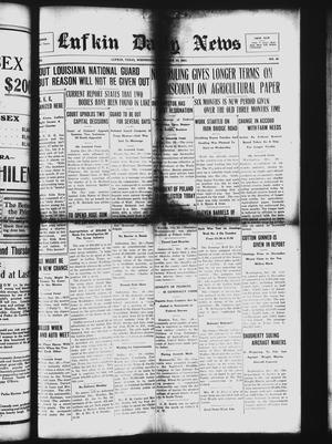 Primary view of object titled 'Lufkin Daily News (Lufkin, Tex.), Vol. 8, No. 41, Ed. 1 Wednesday, December 20, 1922'.