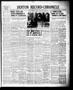 Newspaper: Denton Record-Chronicle (Denton, Tex.), Vol. 38, No. 124, Ed. 1 Frida…