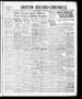 Newspaper: Denton Record-Chronicle (Denton, Tex.), Vol. 38, No. 202, Ed. 1 Frida…