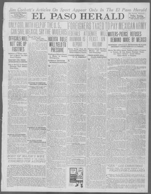 Primary view of object titled 'El Paso Herald (El Paso, Tex.), Ed. 1, Friday, November 21, 1913'.